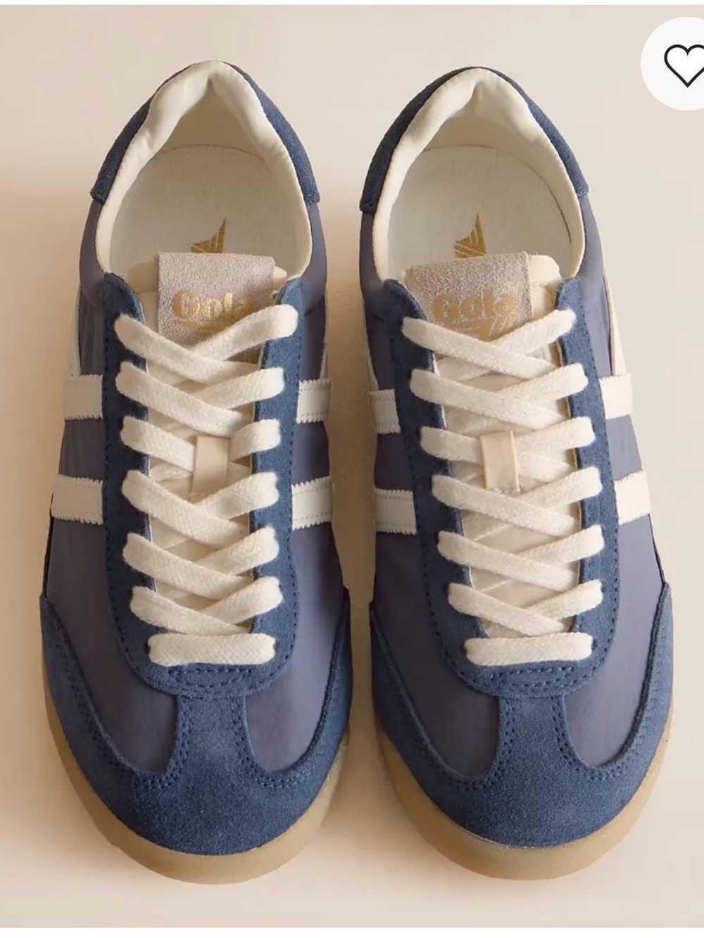 Gola Women’s Firefly Leather Sneakers NWB Size 7 - Picture 4 of 12